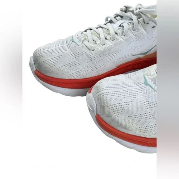 Hoka One One Mach 4 Women’s Size 8 B Running Sneakers Shoes 1113529 White Fiesta - Picture 7 of 15